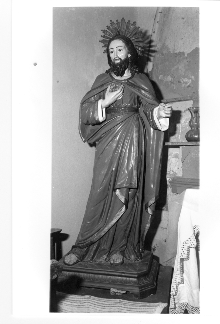Sacro Cuore di Gesù (statua) - bottega campana (secc. XVIII/ XIX)