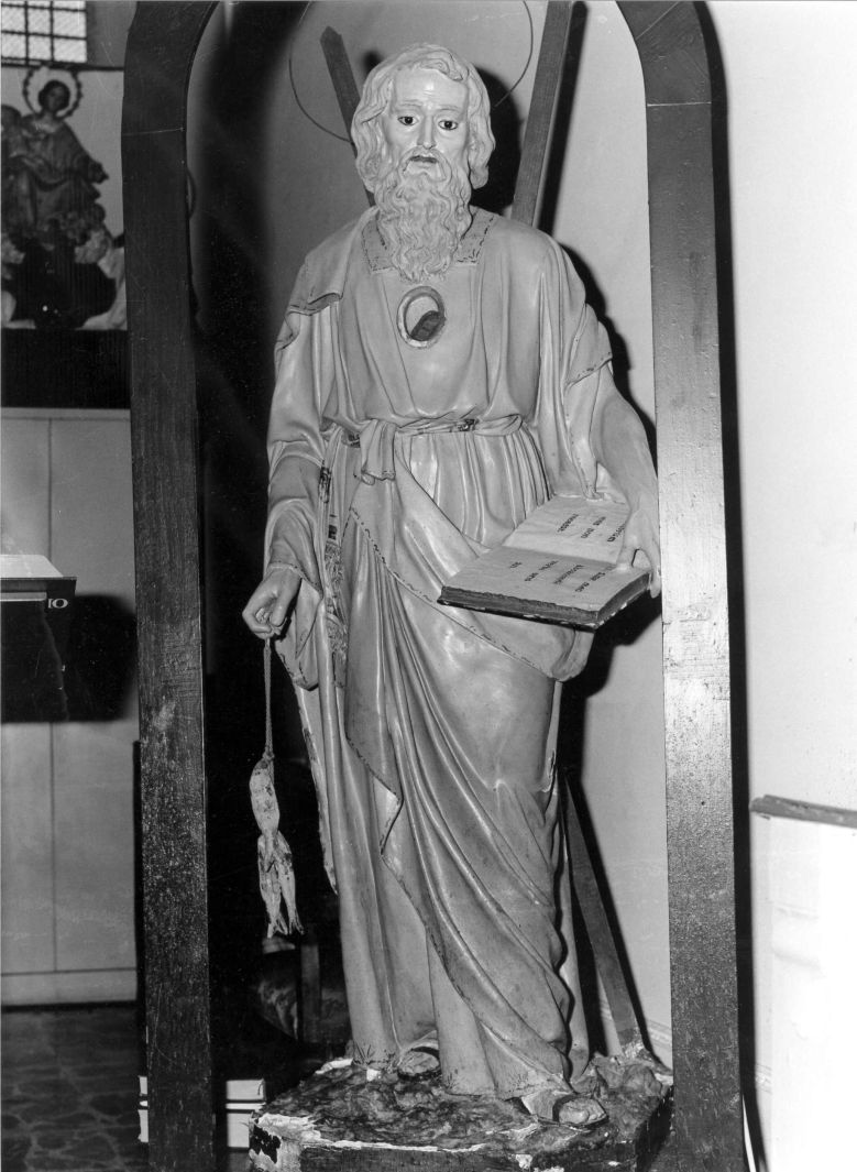 Sant'Andrea (statua) - bottega Italia meridionale (inizio sec. XX)