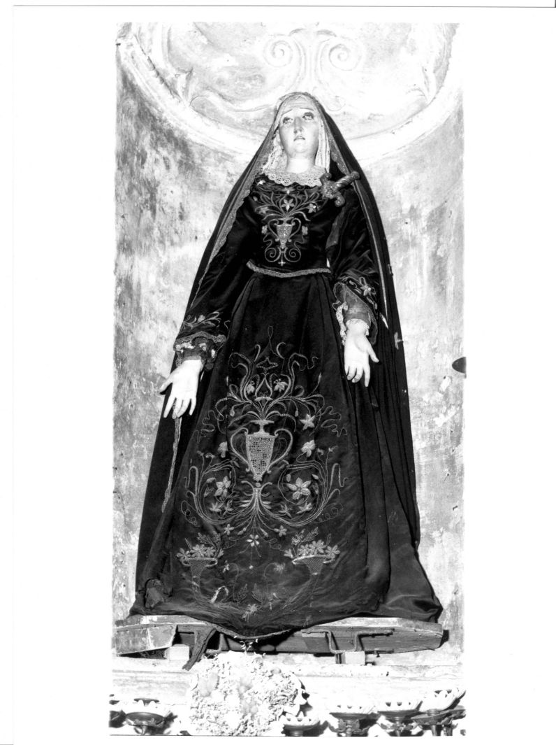 Madonna Addolorata (manichino) - bottega campana (prima metà sec. XIX)
