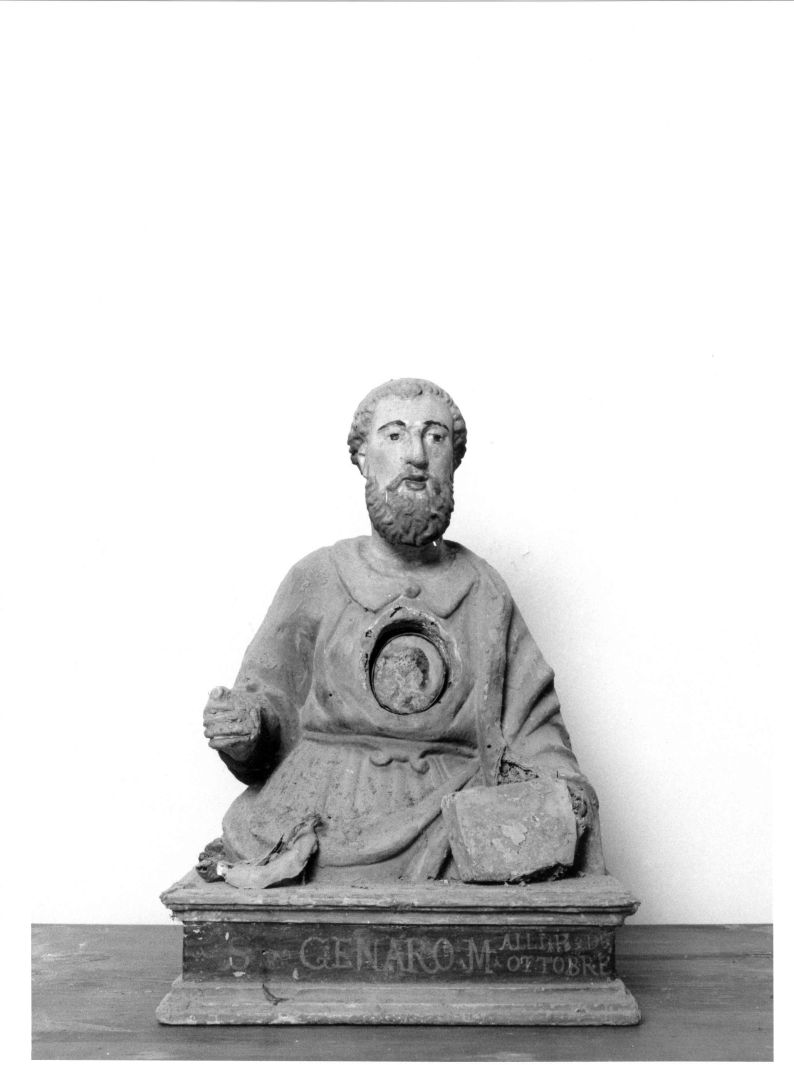 reliquiario - a busto - bottega campana (prima metà sec. XVI)