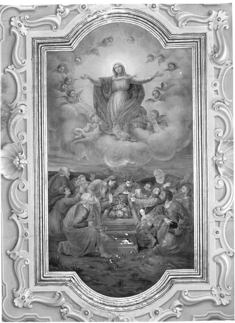 assunzione della Madonna (dipinto) - ambito napoletano (sec. XIX)