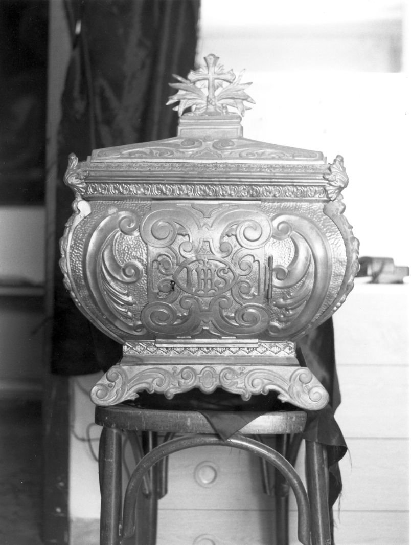 tabernacolo portatile - bottega napoletana (fine sec. XIX)