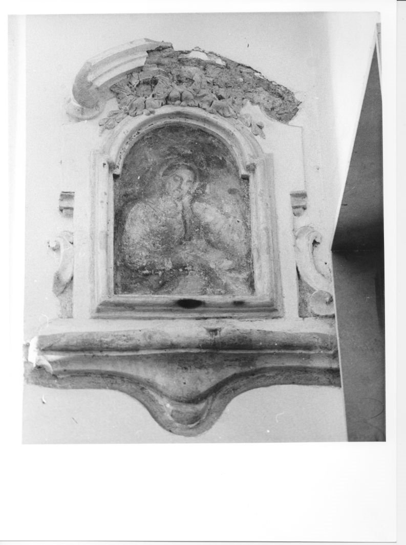Maria Vergine bambina e Sant'Anna (edicola) - bottega campana (sec. XIX)
