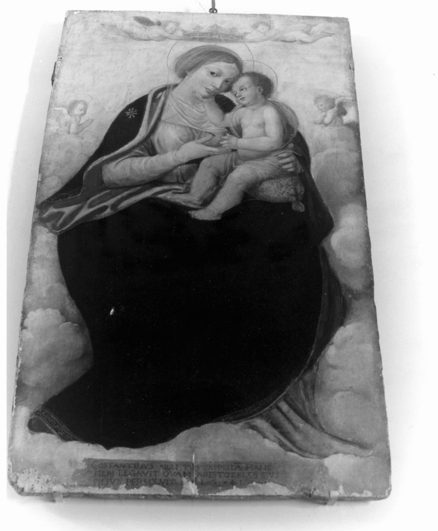 Madonna con Bambino (dipinto) di Ierace Severo (attribuito) (prima metà sec. XVI)