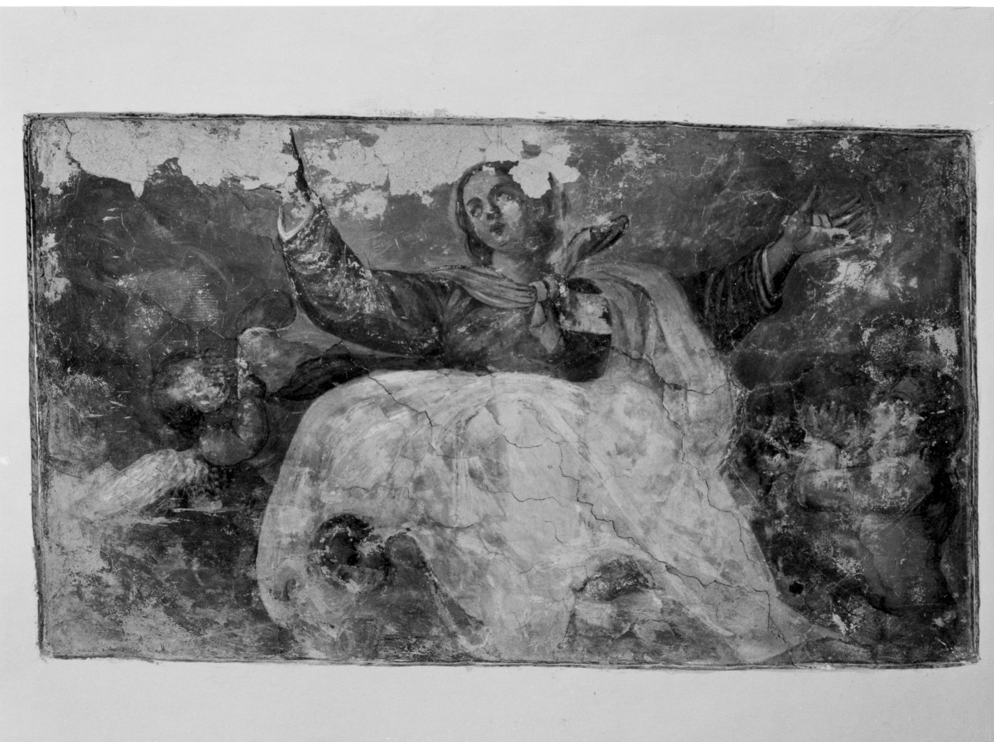 Madonna Assunta con angeli (dipinto) - ambito Italia meridionale (secc. XVI/ XVII)