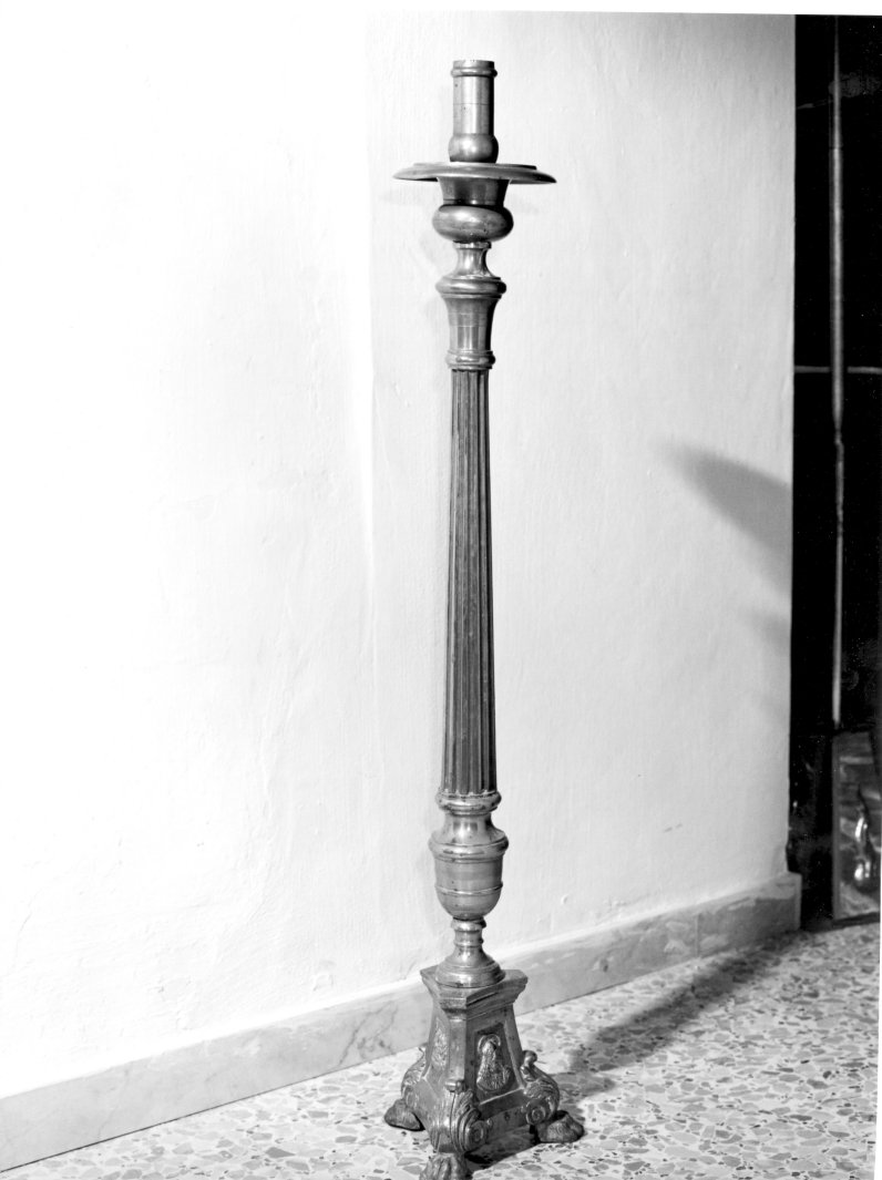 candeliere, serie - bottega Italia meridionale (fine/inizio secc. XIX/ XX)