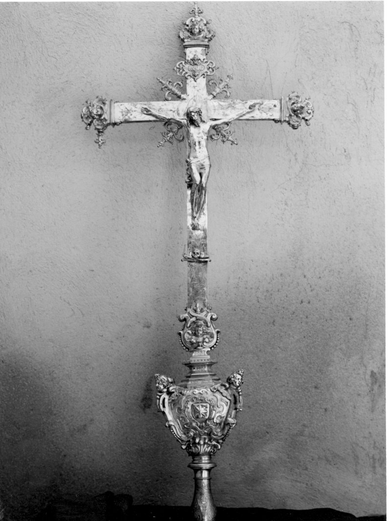 croce processionale - bottega Italia meridionale (sec. XVIII)