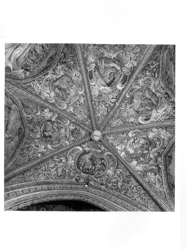 motivi decorativi a foglie d'acanto (decorazione pittorica) di De Martino Francesco (sec. XVIII)