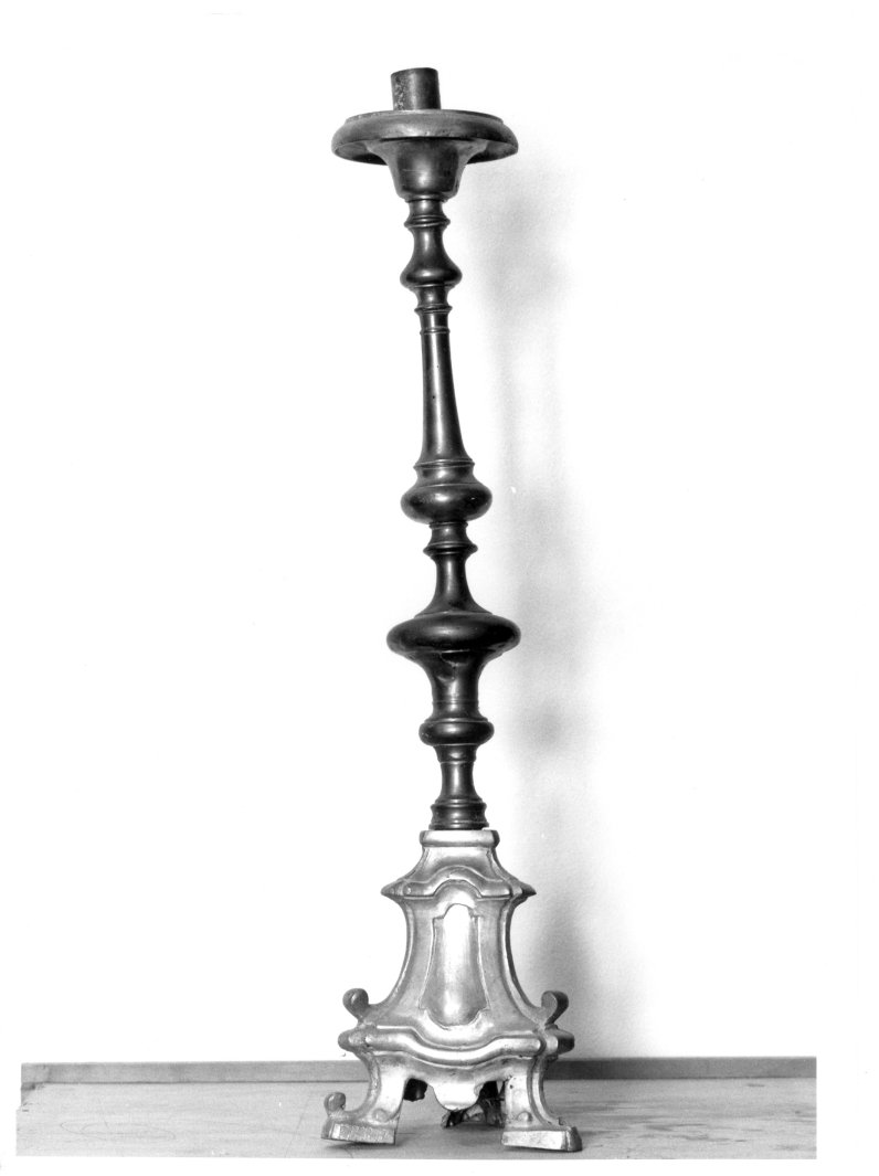 candelabro, serie - bottega campana (seconda metà sec. XIX)