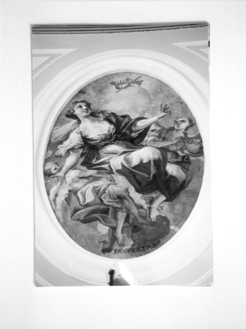 allegoria della Povertà di Spirito (dipinto) di Giordano Luca (maniera) (primo quarto sec. XVIII)