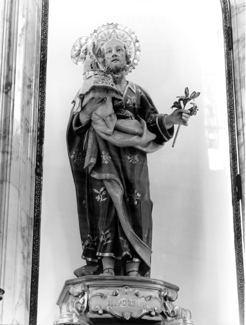 San Giuseppe e Gesù Bambino (statua) - bottega napoletana (sec. XVIII)