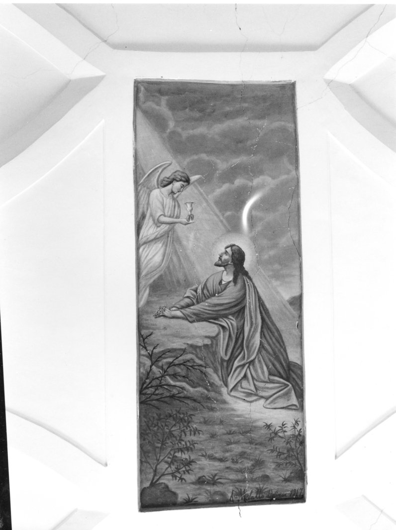 orazione di Cristo nell'orto di Getsemani (dipinto) di Metallo Angelo (sec. XX)