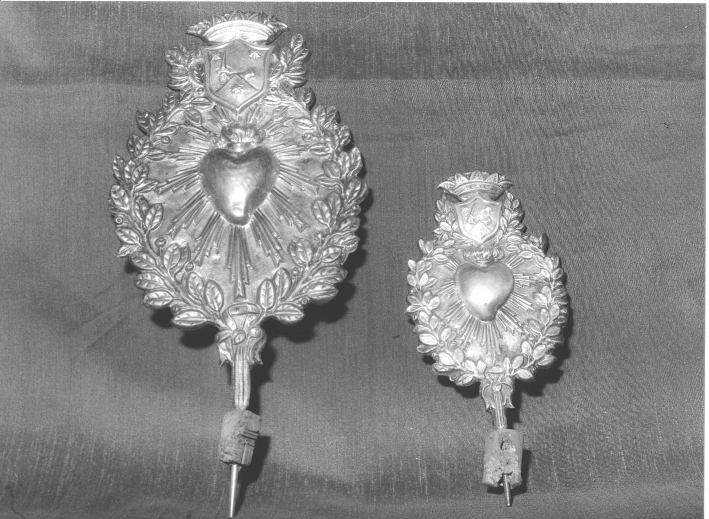 composizione floreale d'altare, serie - bottega campana (fine/inizio secc. XVIII/ XIX)
