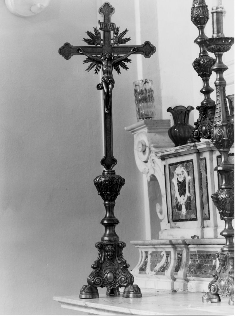 croce d'altare - bottega campana (inizio sec. XIX)