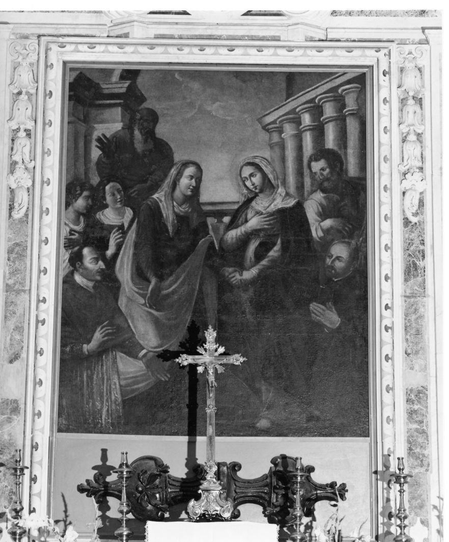 visitazione (dipinto) - ambito Italia meridionale (primo quarto sec. XVII)