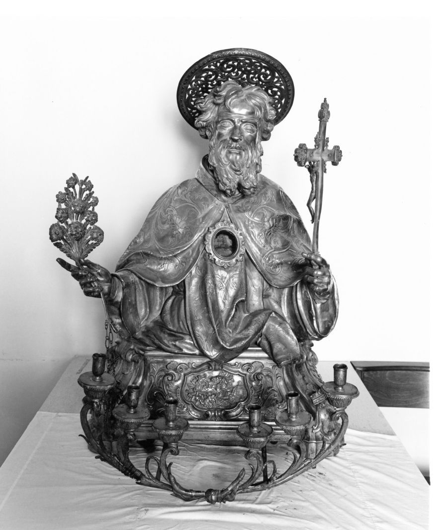 San Ottone (reliquiario - a busto) - bottega napoletana (sec. XVII)