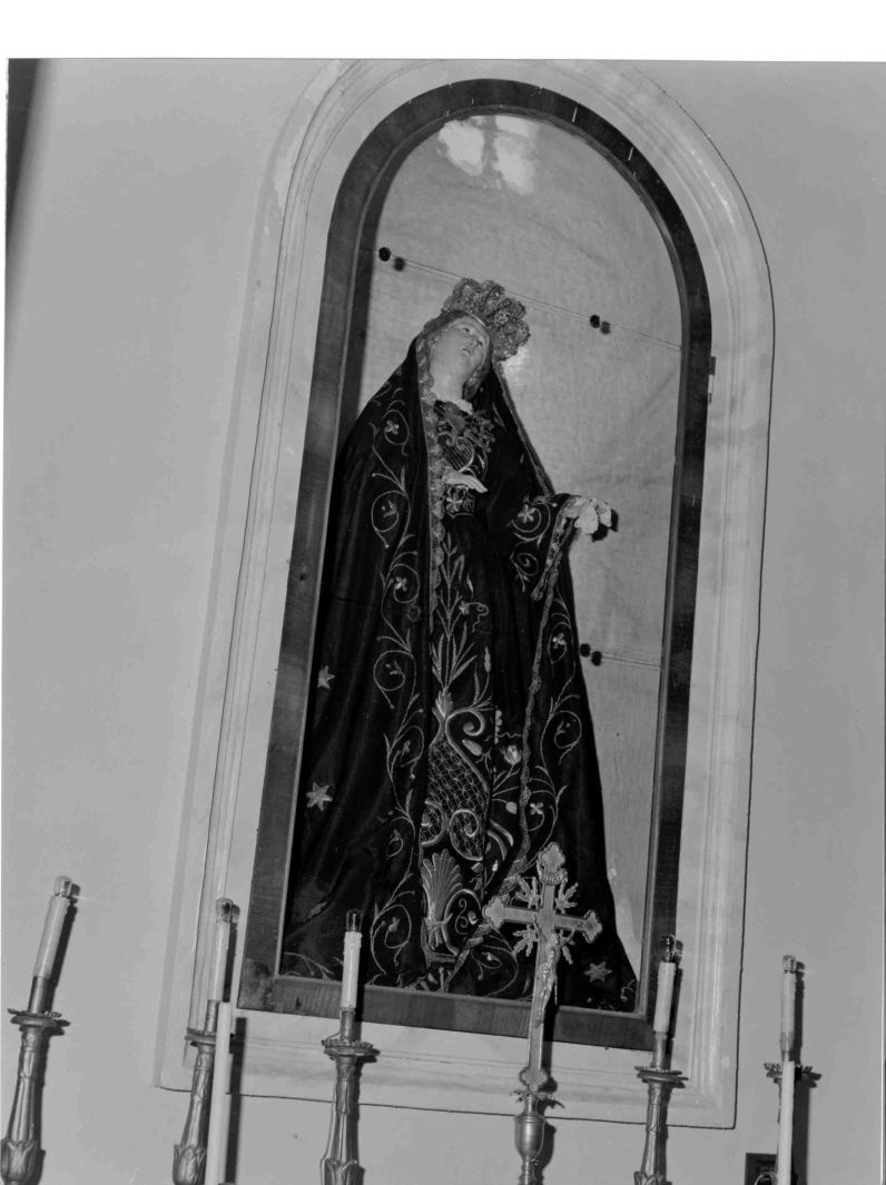 Madonna Addolorata (statua) - bottega Italia meridionale (sec. XIX)