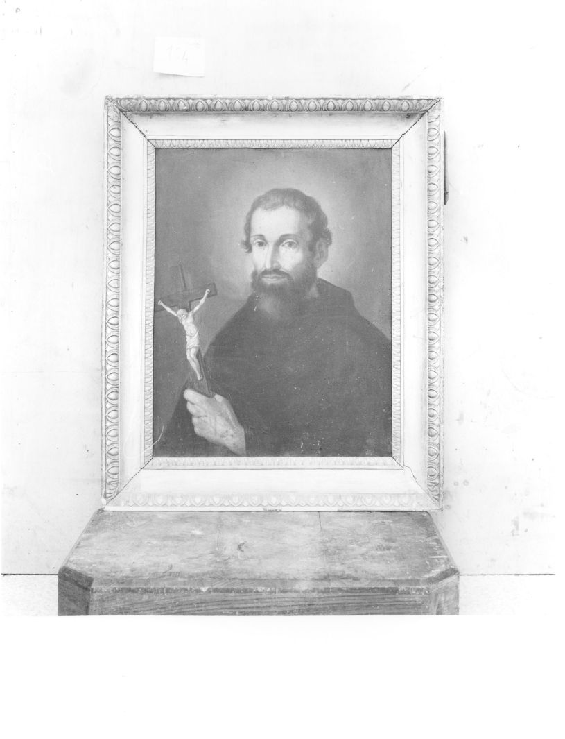 Santo francescano (dipinto) - ambito napoletano (prima metà sec. XIX)