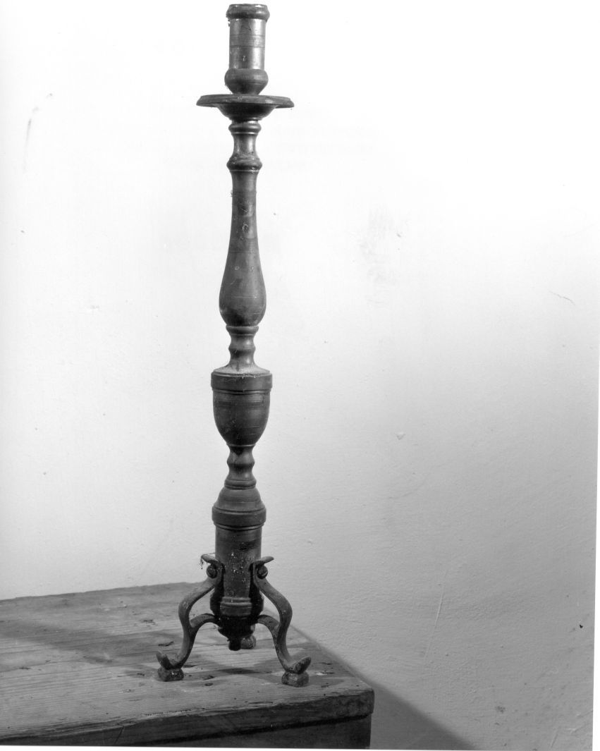 candelabro, serie - bottega campana (seconda metà sec. XIX)
