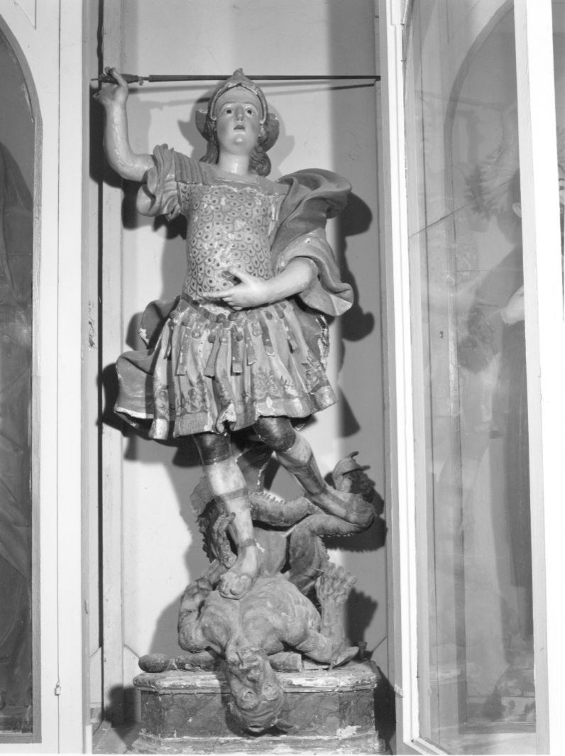 San Michele Arcangelo (statua) - bottega campana (prima metà sec. XIX)