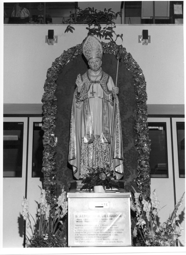 Sant' Alfonso Maria de Liguori (statua) - bottega Italia meridionale (sec. XVIII)