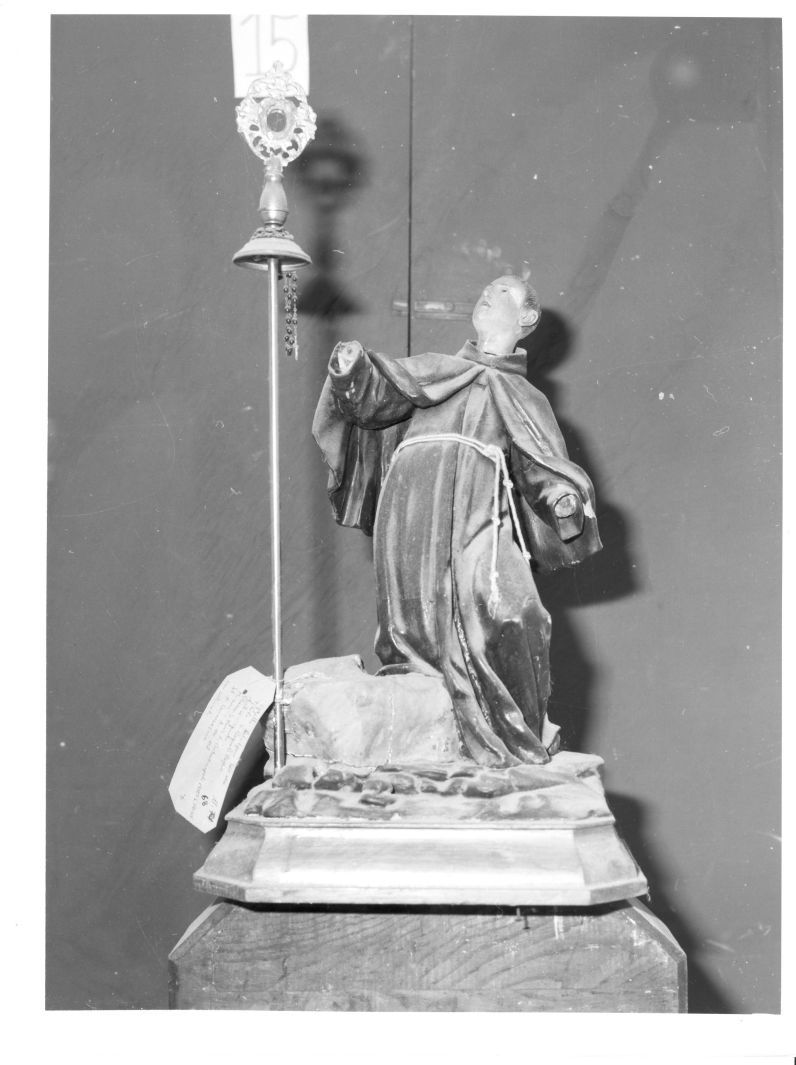 San Pasquale Baylon (statuetta) - bottega napoletana (prima metà sec. XVIII)