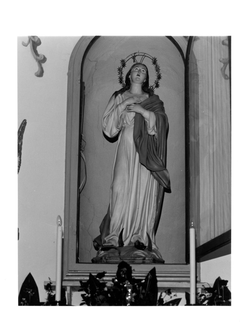 Madonna Immacolata (statua) - bottega campana (seconda metà sec. XIX)