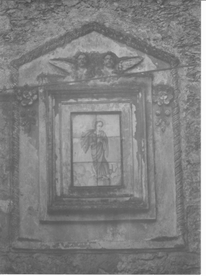 Madonna Immacolata (edicola) - bottega di Teggiano (sec. XIX)