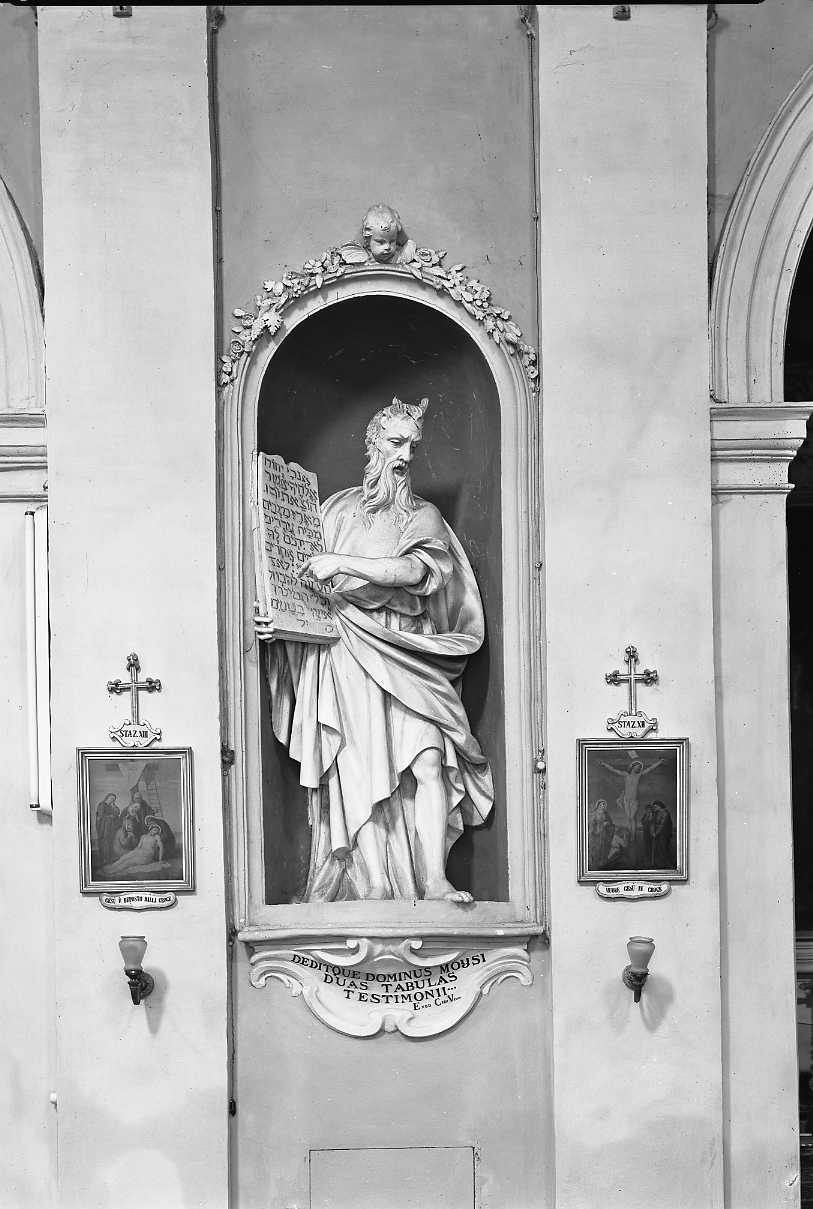 Mosè (statua) di Sarti Carlo detto Rodellone (metà sec. XVIII)