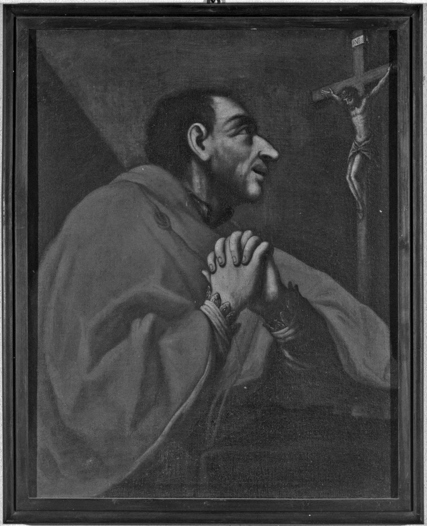 San Carlo Borromeo (dipinto) - ambito fiorentino (primo quarto sec. XVIII)