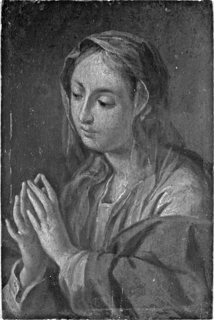 Madonna orante (dipinto) - ambito Italia centrale (seconda metà sec. XVII)