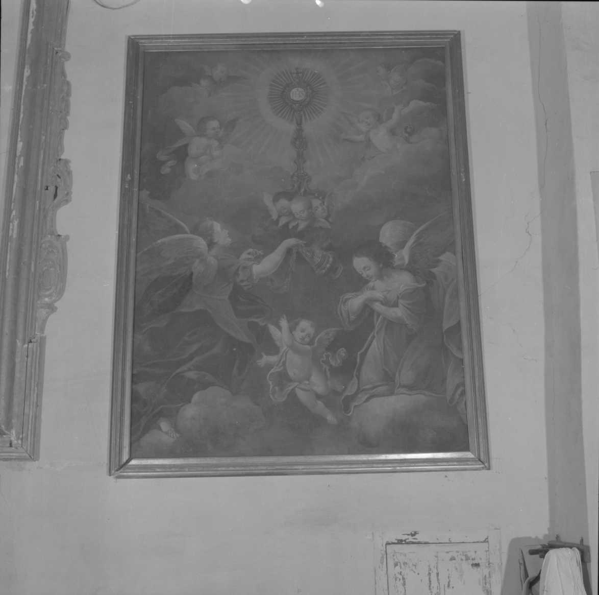 Gloria del Santissimo Sacramento, gloria dell'Eucaristia (dipinto) - ambito romagnolo (ultimo quarto sec. XVIII)