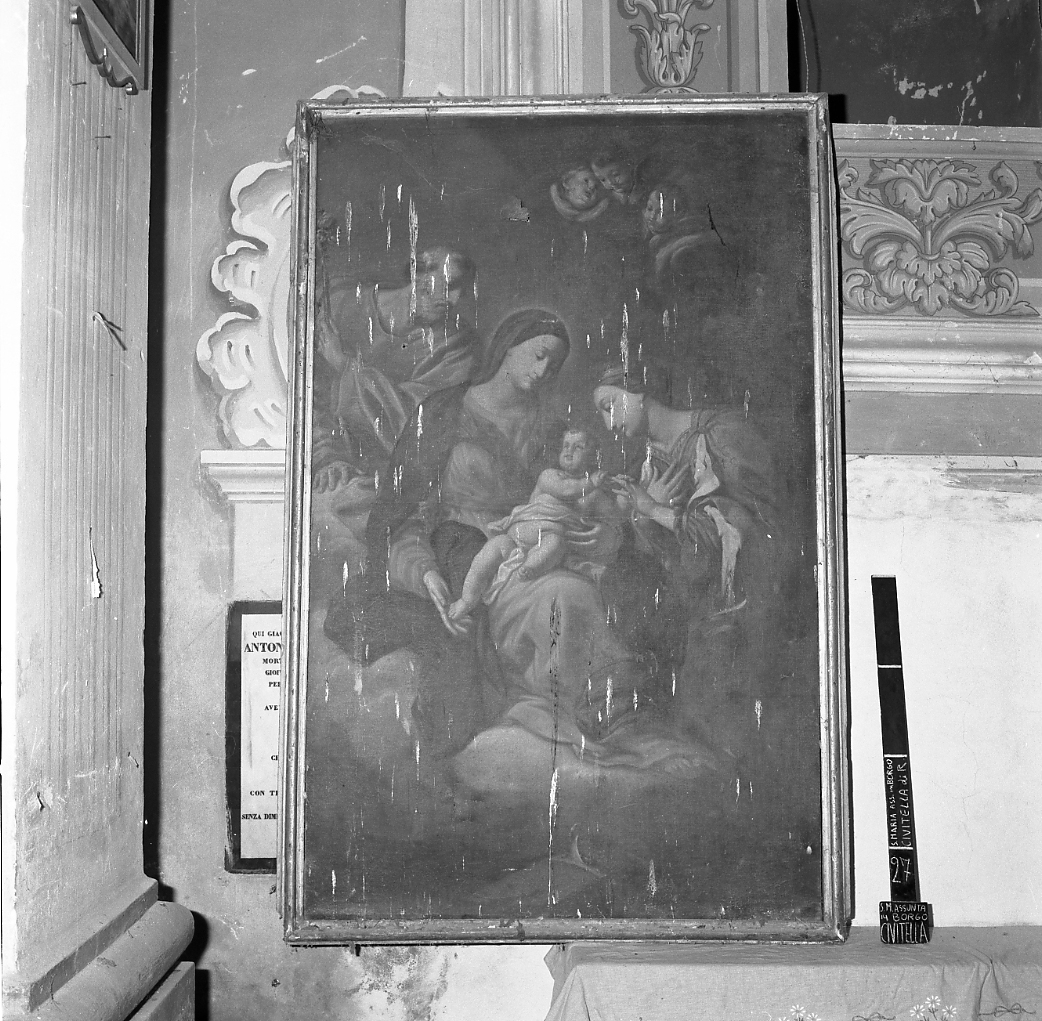 matrimonio mistico di Santa Caterina d'Alessandria (dipinto) di Cignani Felice (maniera) (prima metà sec. XVIII)