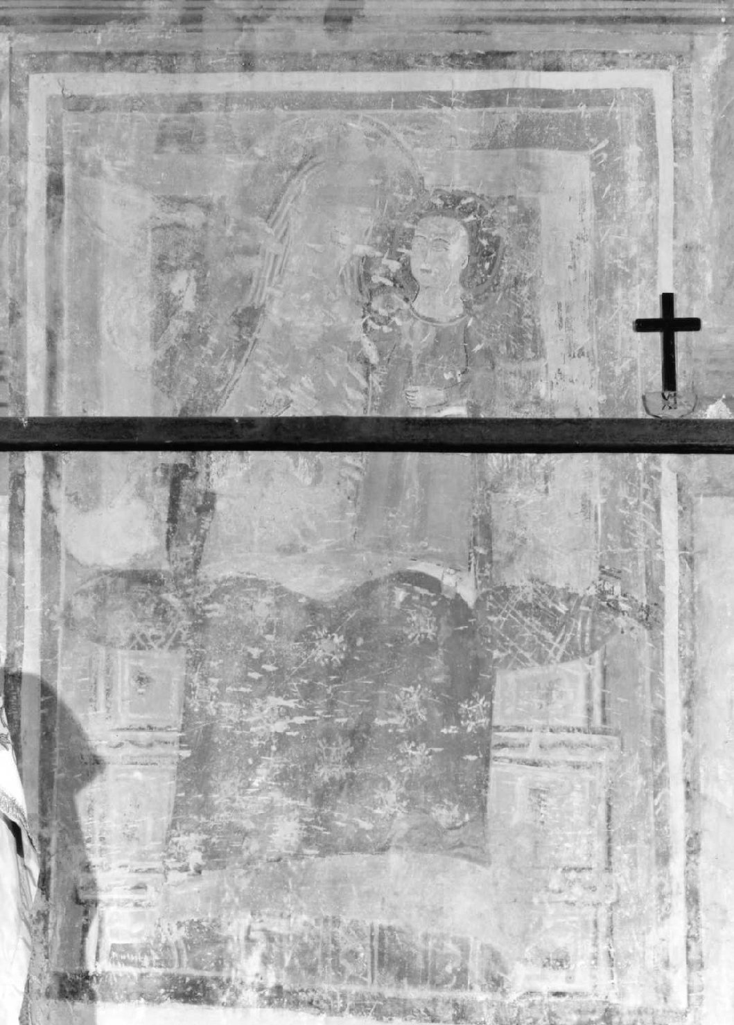 Madonna con Bambino (dipinto, complesso decorativo) - ambito romagnolo (fine/inizio secc. XIII/ XIV)