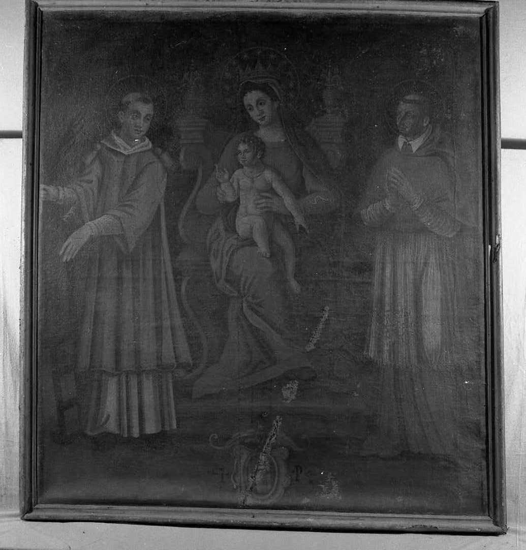 Madonna con Bambino e Santi (dipinto) - ambito romagnolo (sec. XVIII)