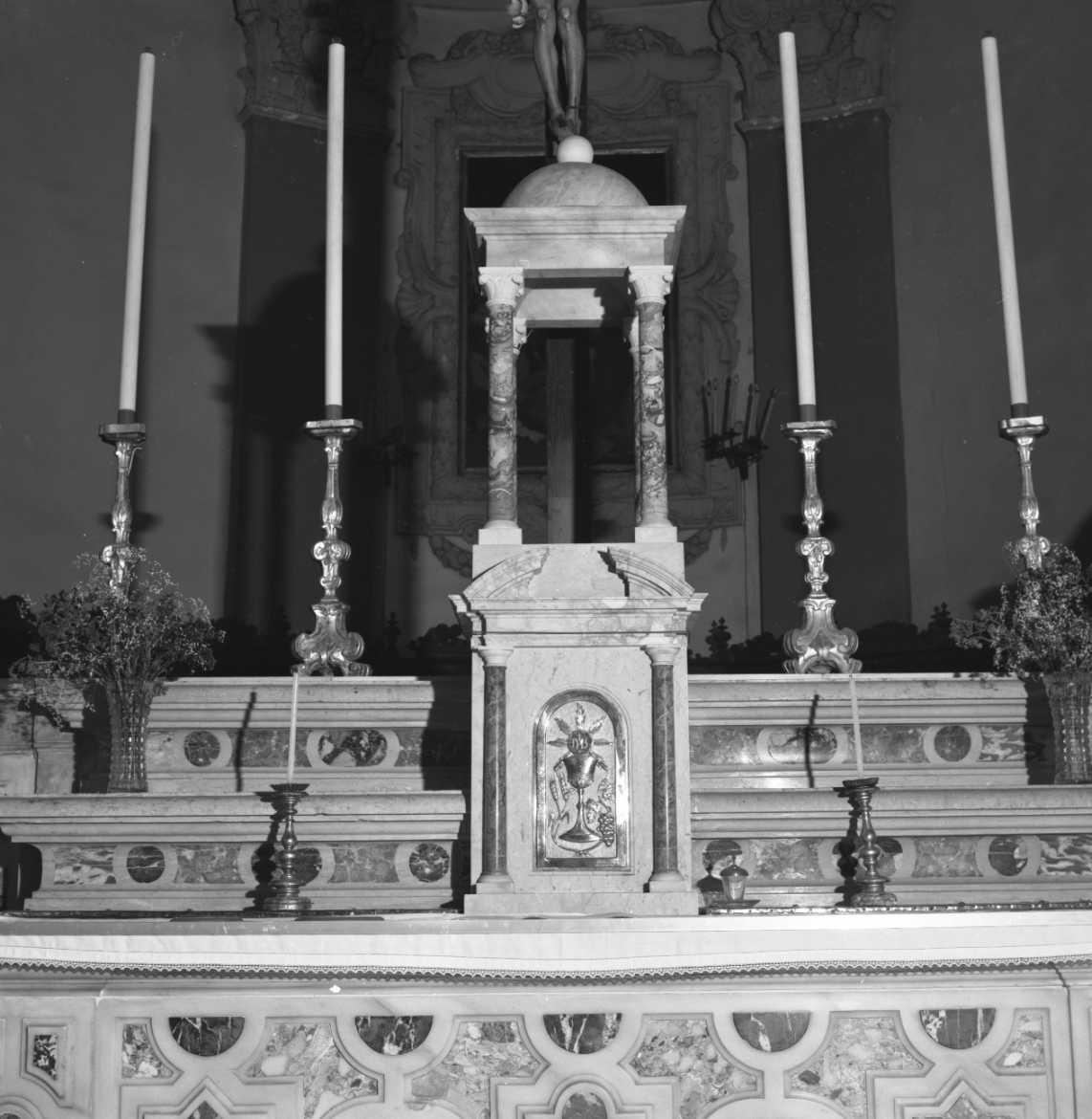 tabernacolo, elemento d'insieme - bottega romagnola (sec. XVIII)