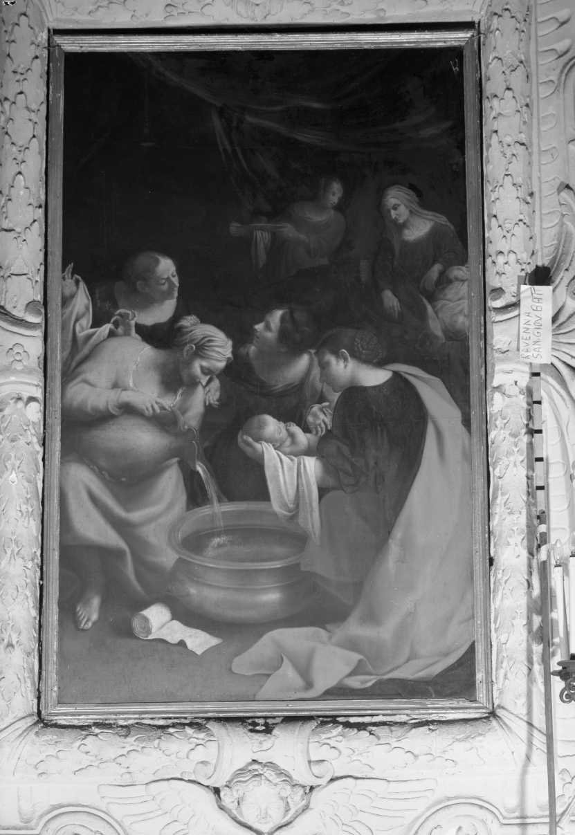 nascita di San Giovanni Battista (pala d'altare) - ambito romagnolo (sec. XVII)