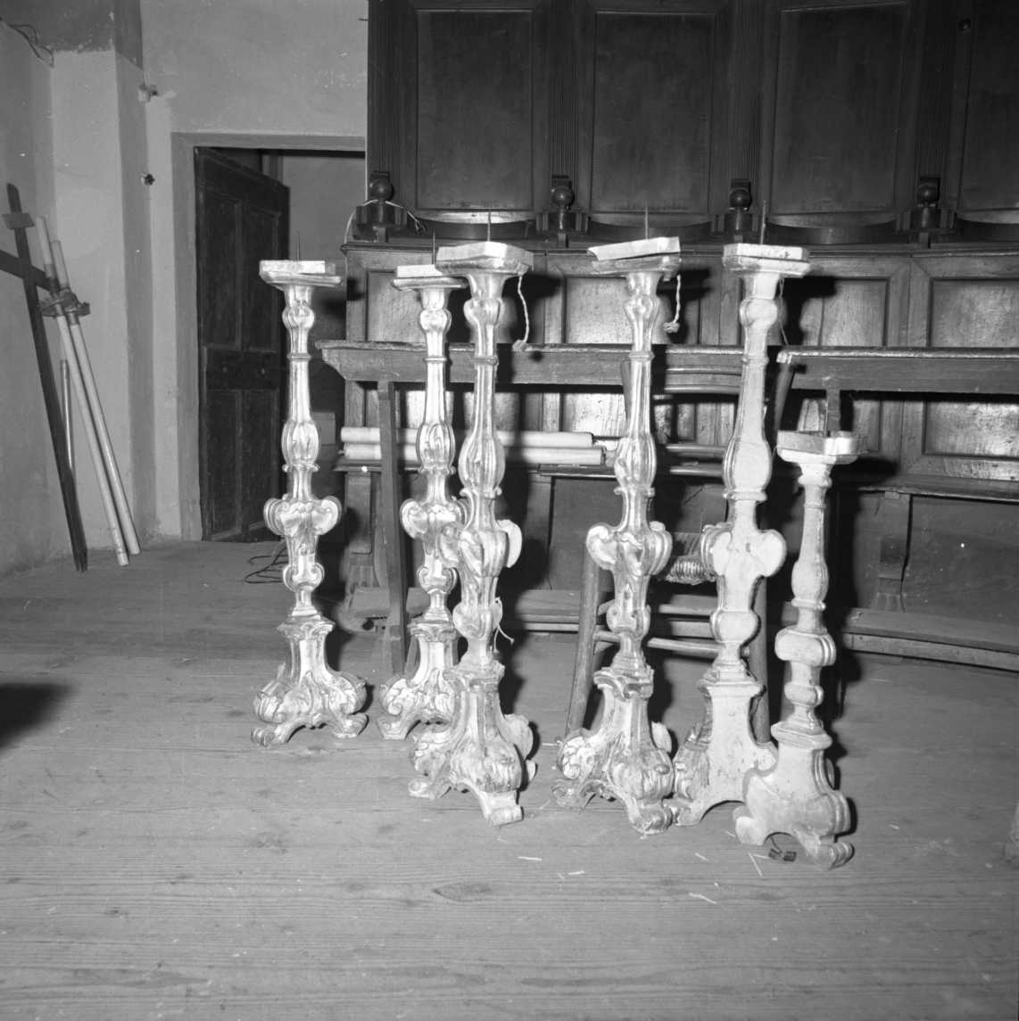 candeliere, serie - bottega romagnola (fine sec. XVIII)