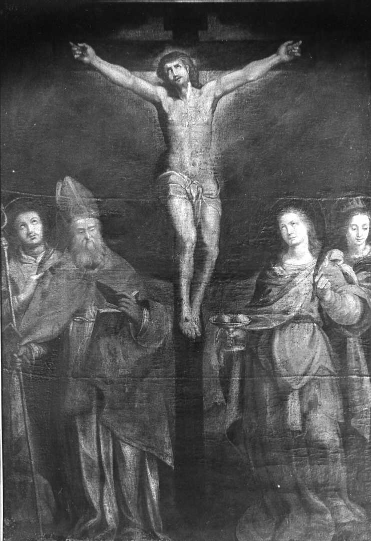 crocifissione (dipinto) - ambito romagnolo (seconda metà sec. XVII)