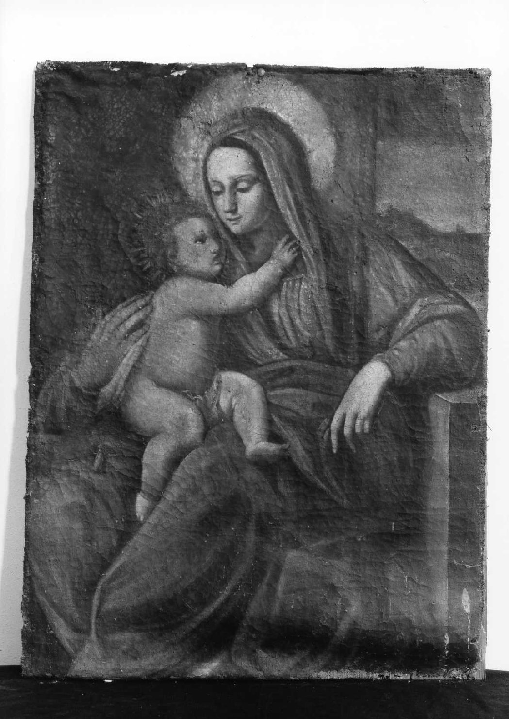 Madonna del vento, Madonna con Bambino (dipinto) - ambito romagnolo (metà sec. XVIII)