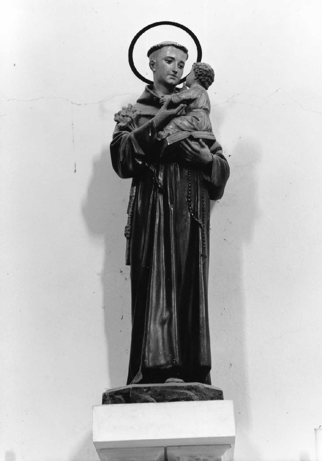 Sant'Antonio da Padova (statua) - ambito romagnolo (fine sec. XIX)
