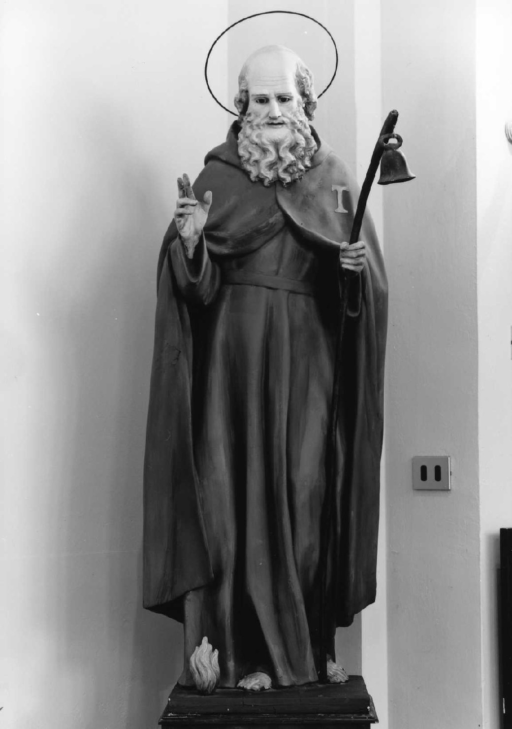Sant'Antonio Abate (statua) - ambito romagnolo (sec. XX)