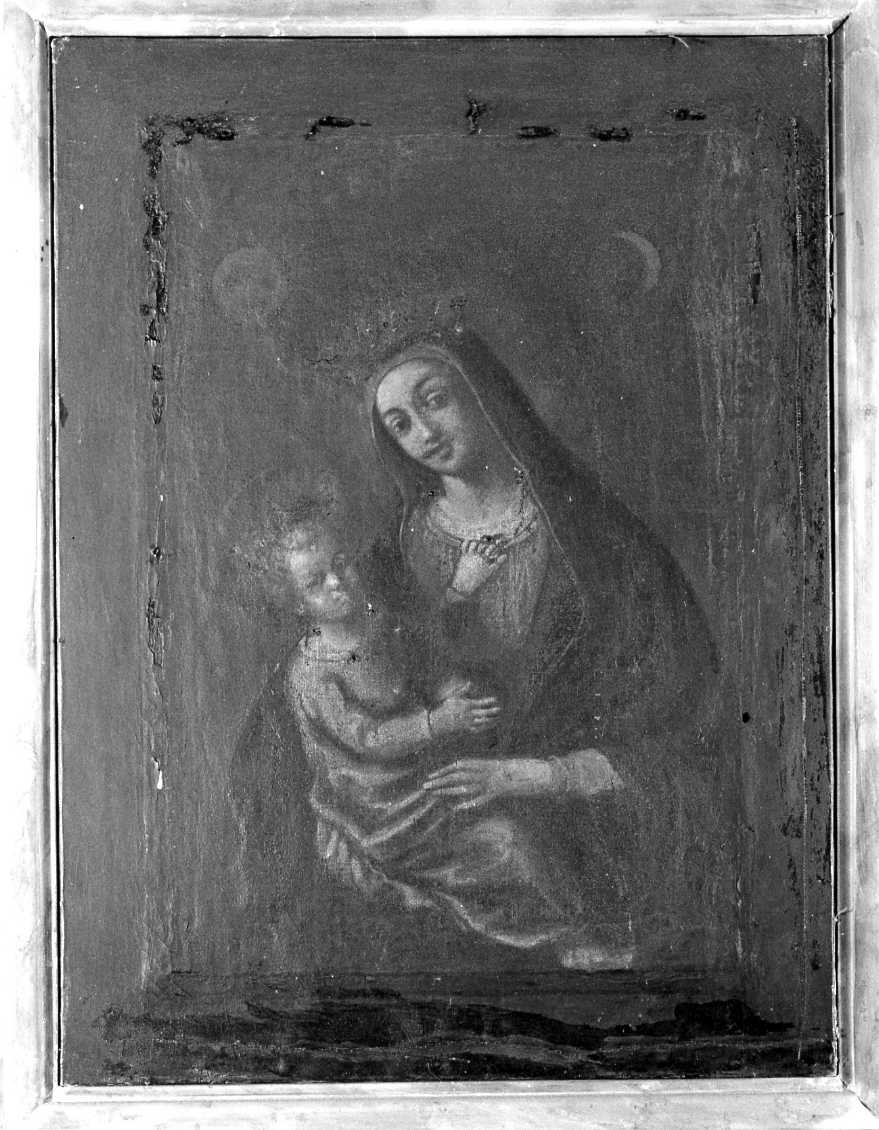 Madonna consolatrice, Madonna con Bambino (dipinto) - ambito romagnolo (seconda metà sec. XVII)