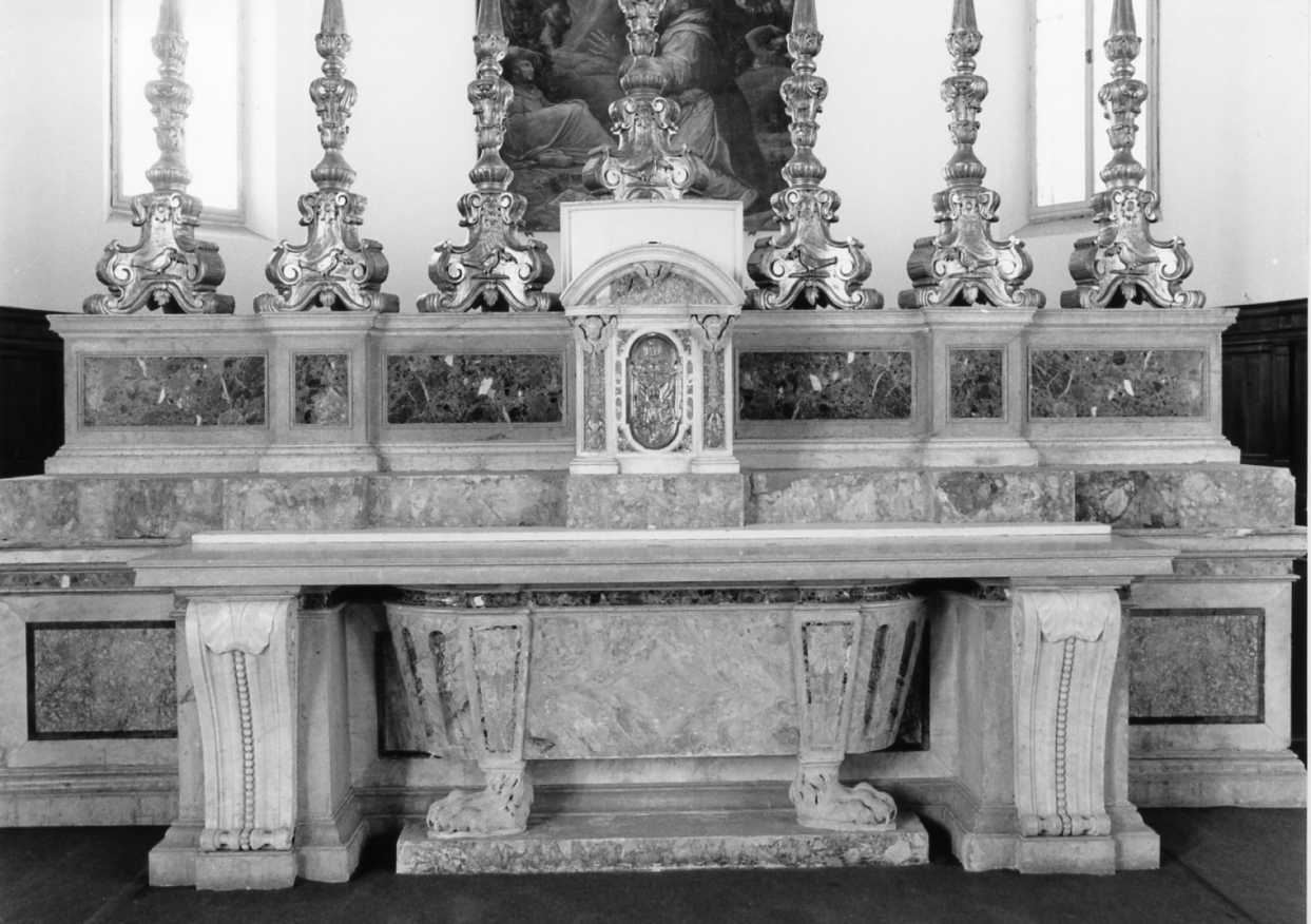 altare maggiore di Poletti Luigi (seconda metà sec. XIX)