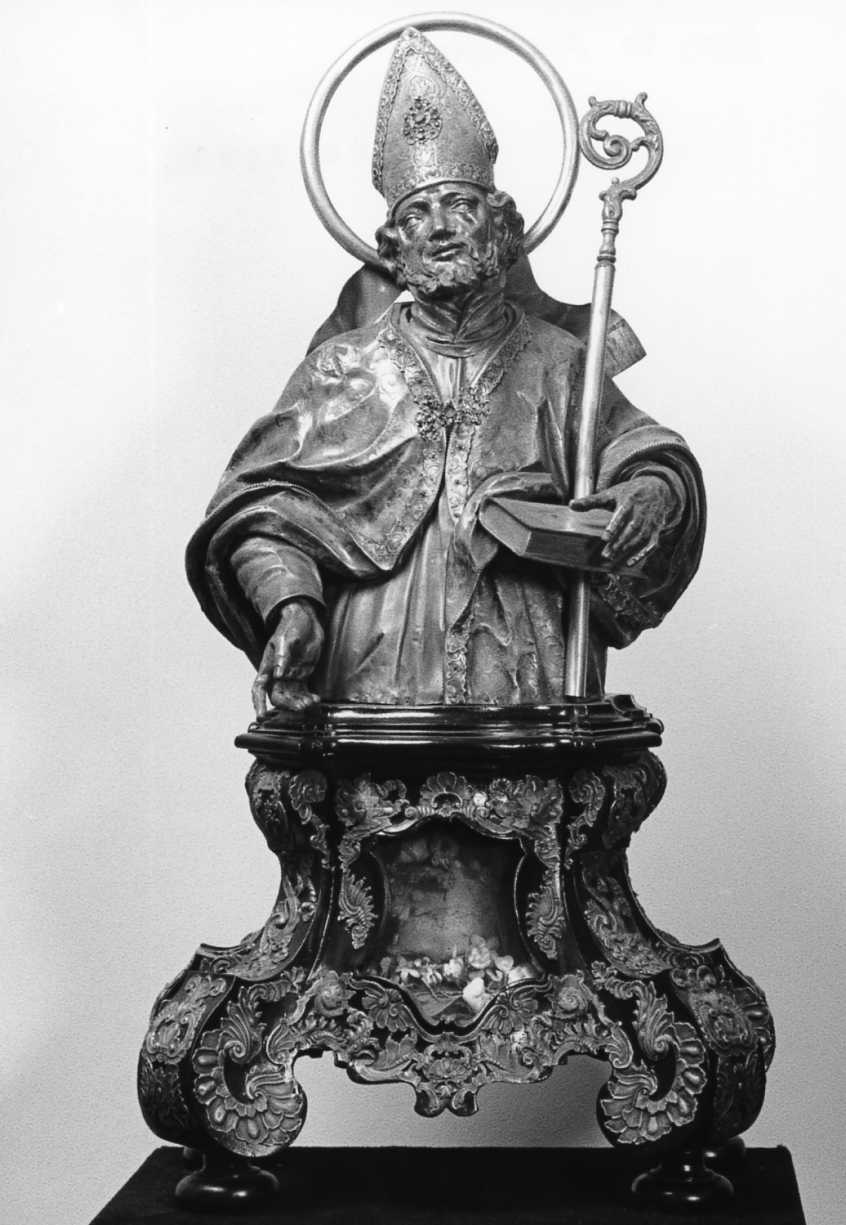 reliquiario - a busto di Ruper Lang Franz (sec. XVIII)