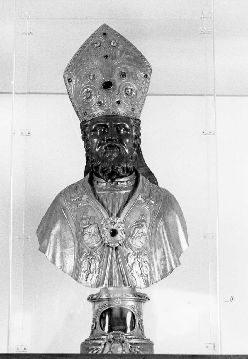 reliquiario - a busto - manifattura romana (seconda metà sec. XVIII)