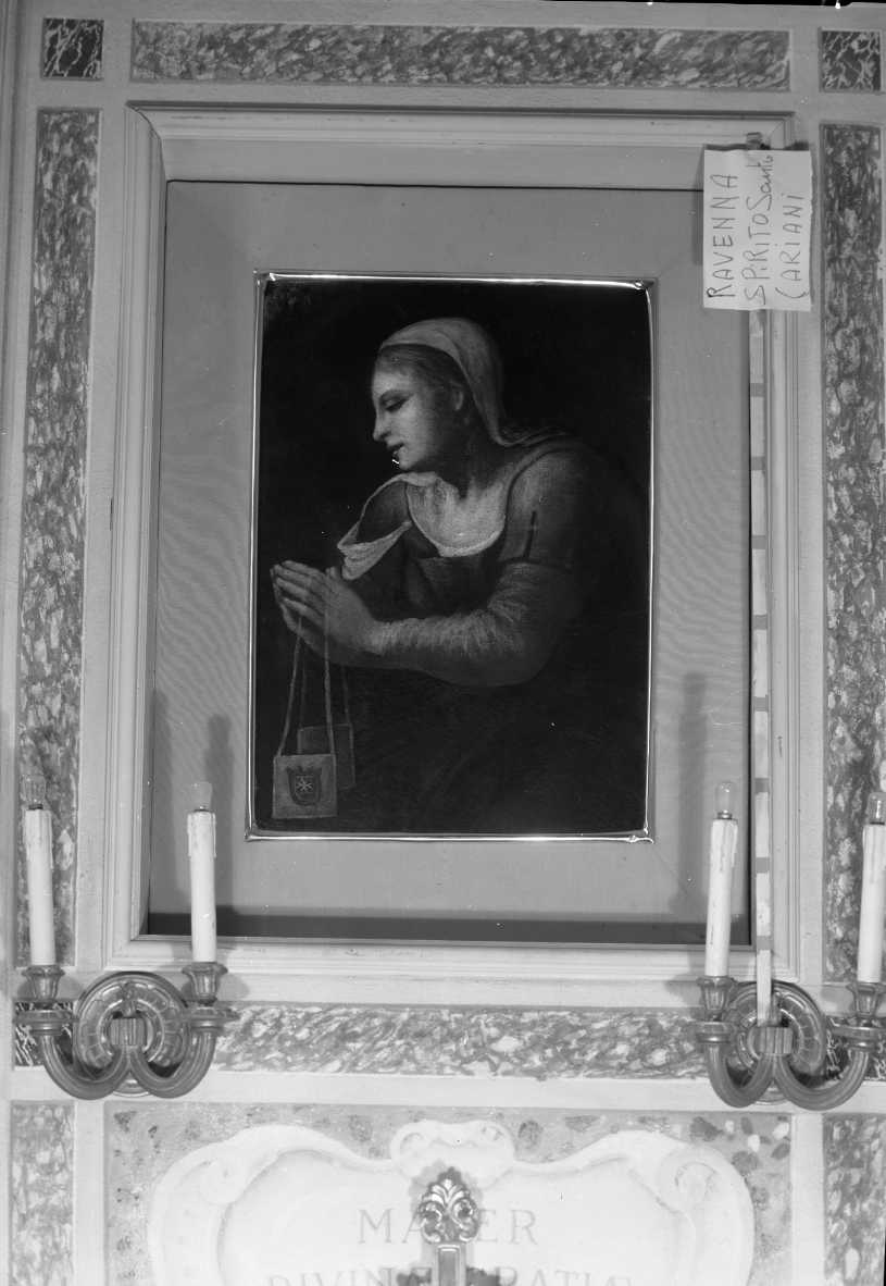S. Anna dello scapolare, Sant'Anna (dipinto) - ambito romagnolo (fine sec. XVI)