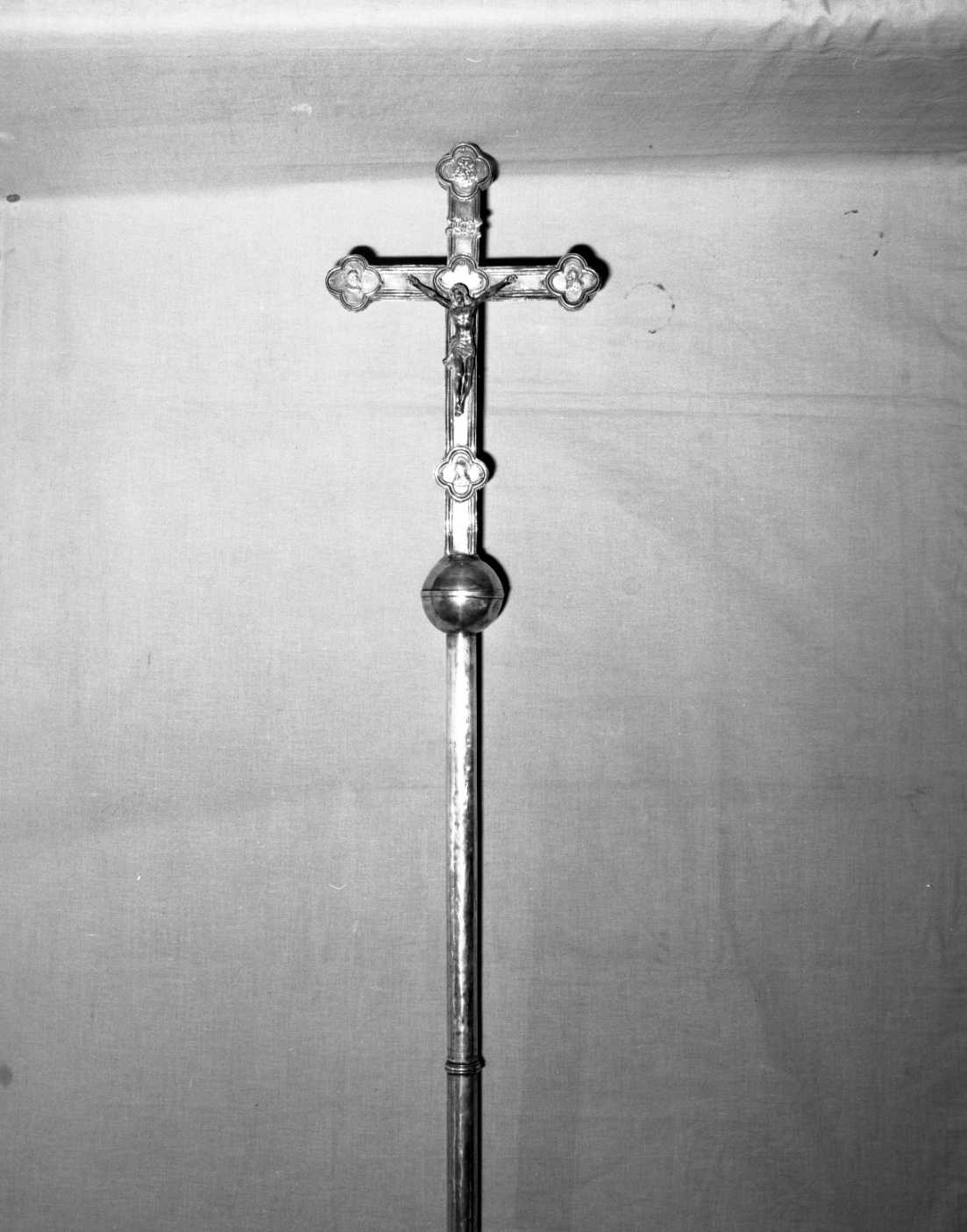 croce processionale - bottega romagnola (sec. XIX)