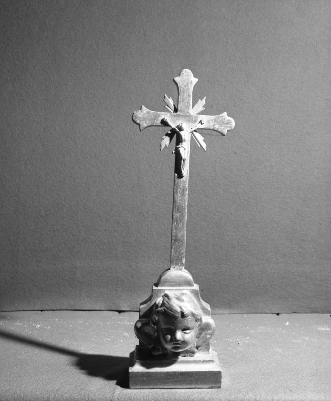 croce d'altare - bottega romagnola (fine/inizio secc. XIX/ XX)