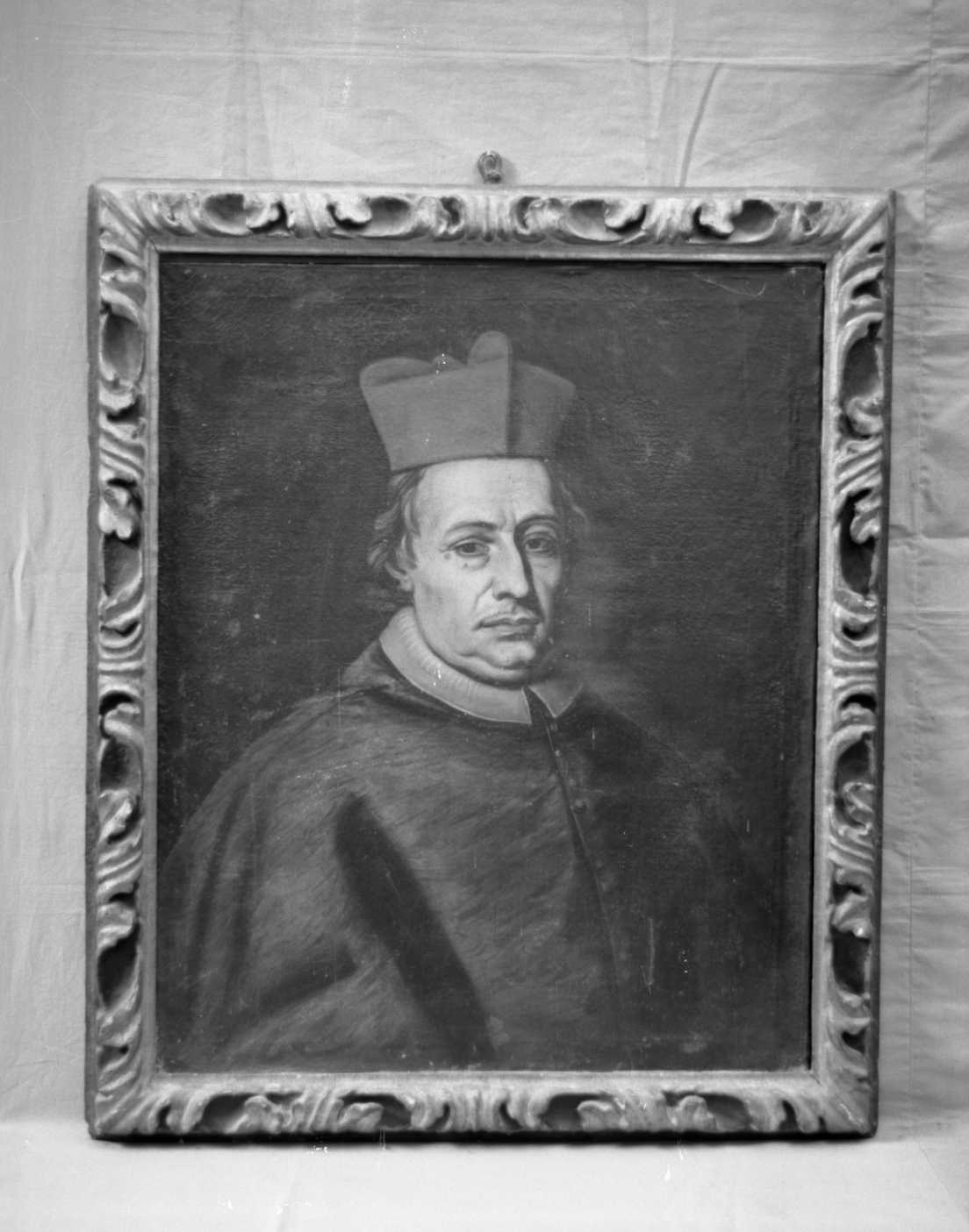 Un Cardinale, ritratto di ecclesiastico (dipinto) - ambito romagnolo (sec. XVIII)